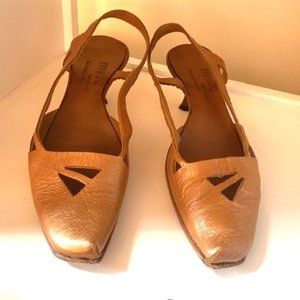 Women's Cutout Slingbacks from CYDWOQ Vintage - Euro Size 38, US 8